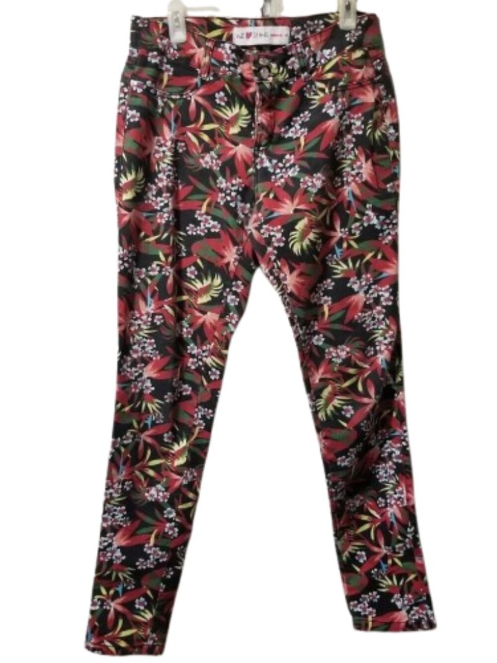 ❤️3/$12 We Love Jeans Floral Skinny Jeans Women’s Size 42  Stretch Denim Pants